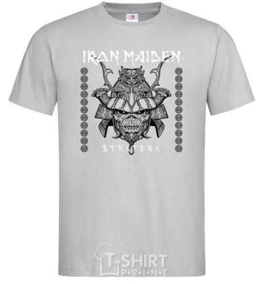 Men's T-Shirt Iron maiden stratego grey фото