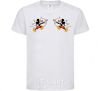 Kids T-shirt Mickey Mouse cupid White фото