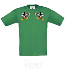 Kids T-shirt Mickey Mouse cupid orchid-green фото