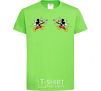 Kids T-shirt Mickey Mouse cupid orchid-green фото