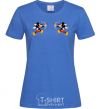 Women's T-shirt Mickey Mouse cupid royal-blue фото