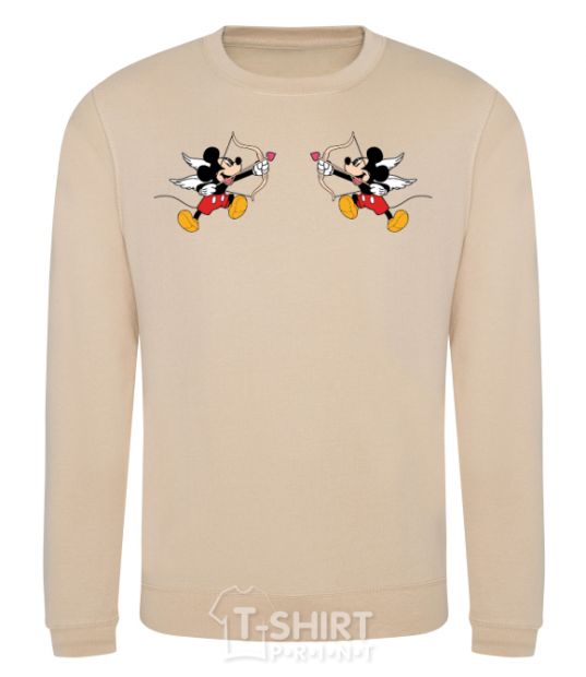 Sweatshirt Mickey Mouse cupid sand фото