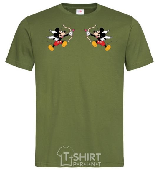Men's T-Shirt Mickey Mouse cupid millennial-khaki фото