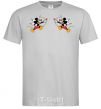 Men's T-Shirt Mickey Mouse cupid grey фото