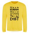 Sweatshirt Dont exist yellow фото