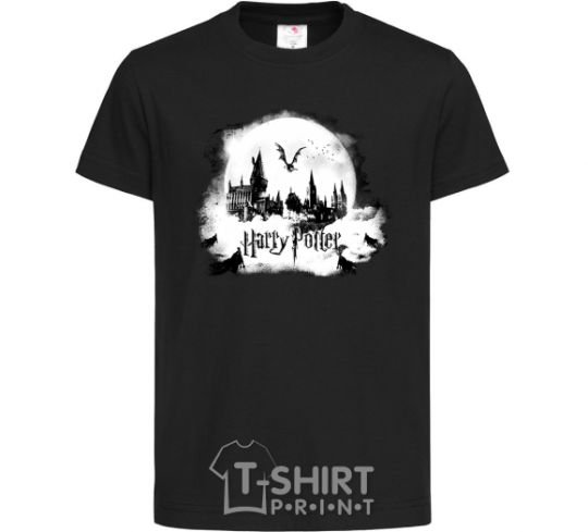 Kids T-shirt Harry Potter Hogwarts black фото