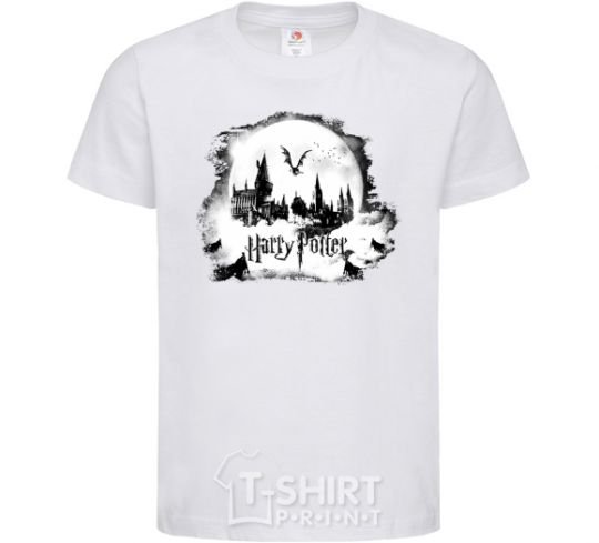 Kids T-shirt Harry Potter Hogwarts White фото