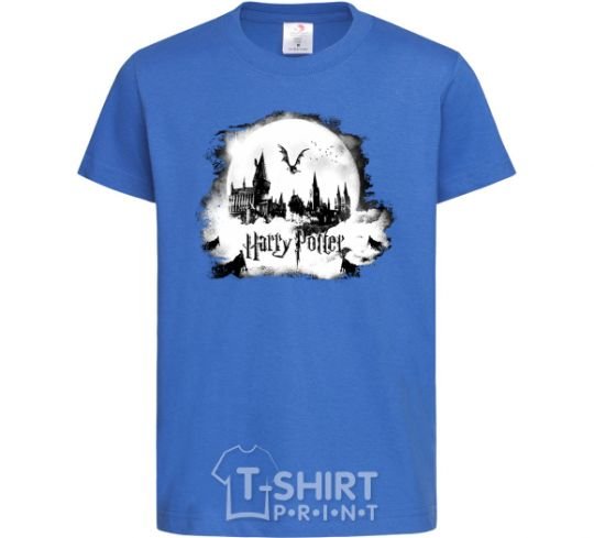 Kids T-shirt Harry Potter Hogwarts royal-blue фото