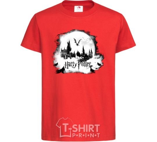 Kids T-shirt Harry Potter Hogwarts red фото