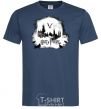 Men's T-Shirt Harry Potter Hogwarts navy-blue фото