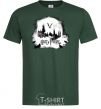 Men's T-Shirt Harry Potter Hogwarts bottle-green фото