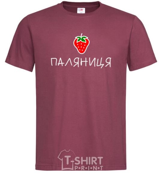 Men's T-Shirt Plyanitsa burgundy фото