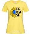 Women's T-shirt UKRAINE no war cornsilk фото