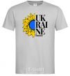 Men's T-Shirt UKRAINE no war grey фото