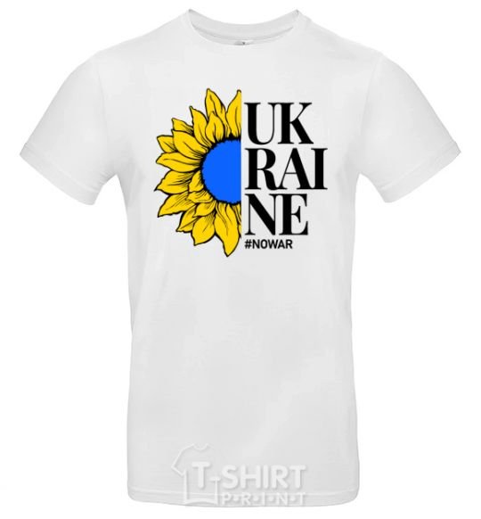 Men's T-Shirt UKRAINE no war White фото