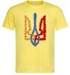 Men's T-Shirt Coat of arms in flowers cornsilk фото