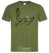 Men's T-Shirt The Dove of Peace of Ukraine millennial-khaki фото