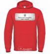 Men`s hoodie Russian ship bright-red фото