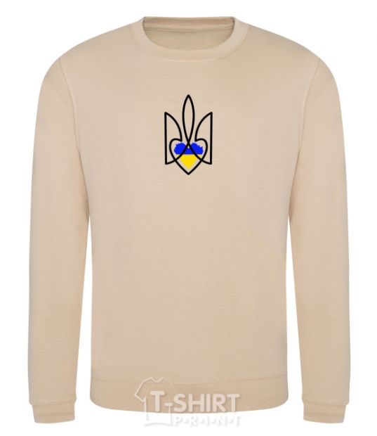 Sweatshirt Emblem with a heart sand фото
