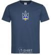 Men's T-Shirt Emblem with a heart navy-blue фото