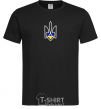 Men's T-Shirt Emblem with a heart black фото