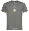 Men's T-Shirt Emblem with a heart dark-grey фото