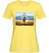 Women's T-shirt Stamp of Ukraine cornsilk фото