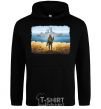 Men`s hoodie Stamp of Ukraine black фото