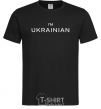 Men's T-Shirt IM UKRAINIAN black фото