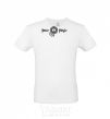 Men's T-Shirt Peace please Embroidery White фото