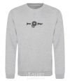 Sweatshirt Peace please Embroidery sport-grey фото