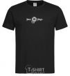 Men's T-Shirt Peace please Embroidery black фото