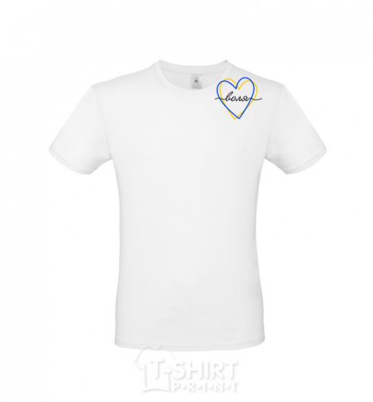 Men's T-Shirt Will Embroidery White фото