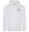 Men`s hoodie Will Embroidery sport-grey фото