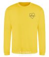 Sweatshirt Will Embroidery yellow фото