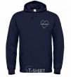 Men`s hoodie Will Embroidery navy-blue фото