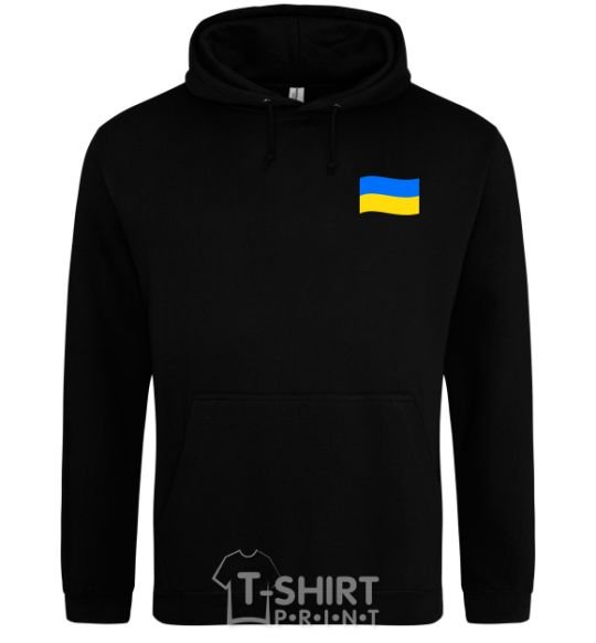 Men`s hoodie Flag Embroidery black фото