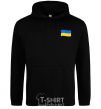 Men`s hoodie Flag Embroidery black фото