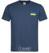 Men's T-Shirt Flag Embroidery navy-blue фото