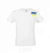 Men's T-Shirt Flag Embroidery White фото