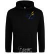 Men`s hoodie Ukraine and spikelets Embroidery black фото