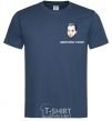 Men's T-Shirt Arestovich is staying calm navy-blue фото