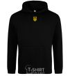 Men`s hoodie Small coat of arms Embroidery black фото