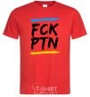 Мужская футболка FCK PTN Красный фото