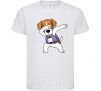 Kids T-shirt Dog Patron White фото