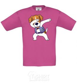 Kids T-shirt Dog Patron heliconia фото