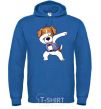 Men`s hoodie Dog Patron royal фото