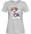 Women's T-shirt Dog Patron grey фото