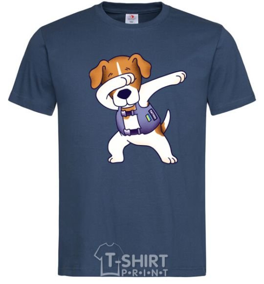 Men's T-Shirt Dog Patron navy-blue фото