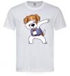 Men's T-Shirt Dog Patron White фото